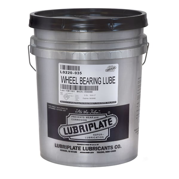 Lubriplate Lubricant, 35 lb, Pail, 400 Degrees F Max Op Temp, Off-White L0220-035 - main